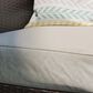 Homestyles Palm Springs 4-Piece Patio Loveseat Set in Brown, , large