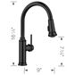 Blanco Empressa Pull-Down Kitchen Faucet 1.5 GPM in Matte Black, , large