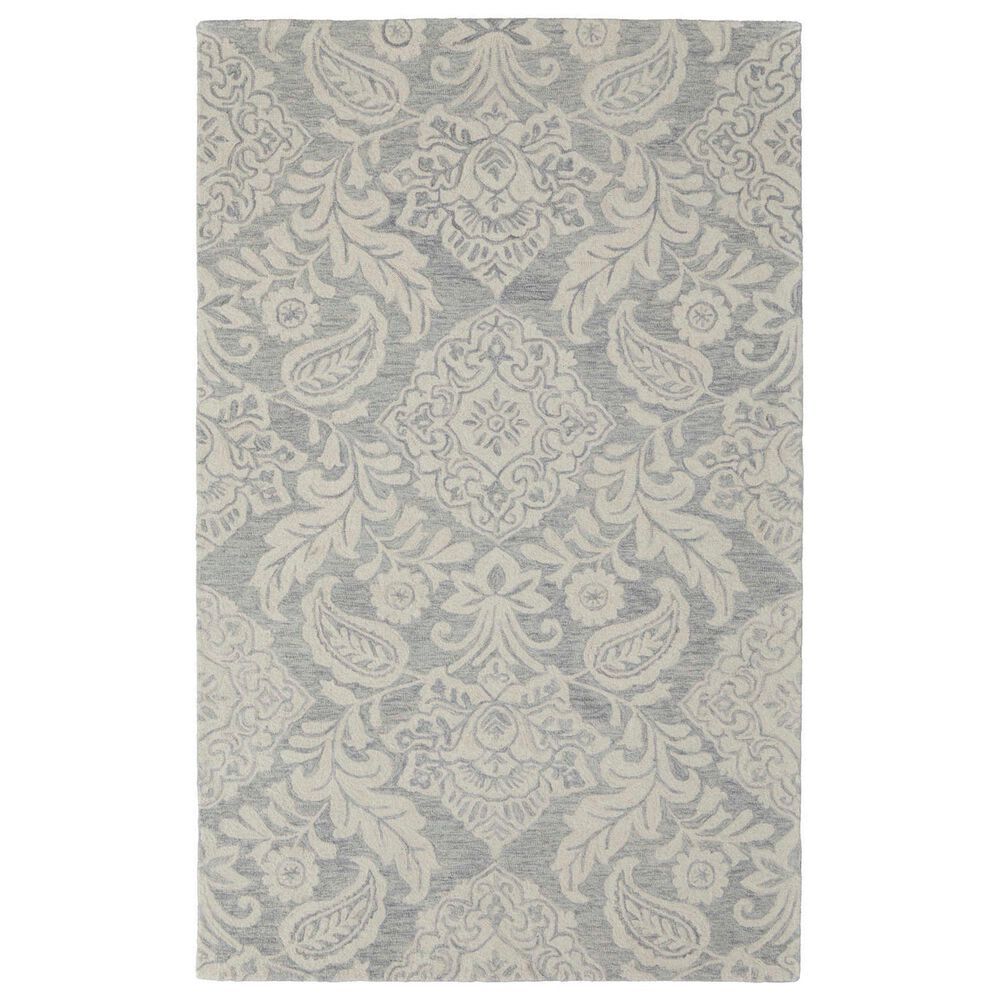 Feizy Belfort 8776F Blue and Gray 10" x 14" Area Rug, , large