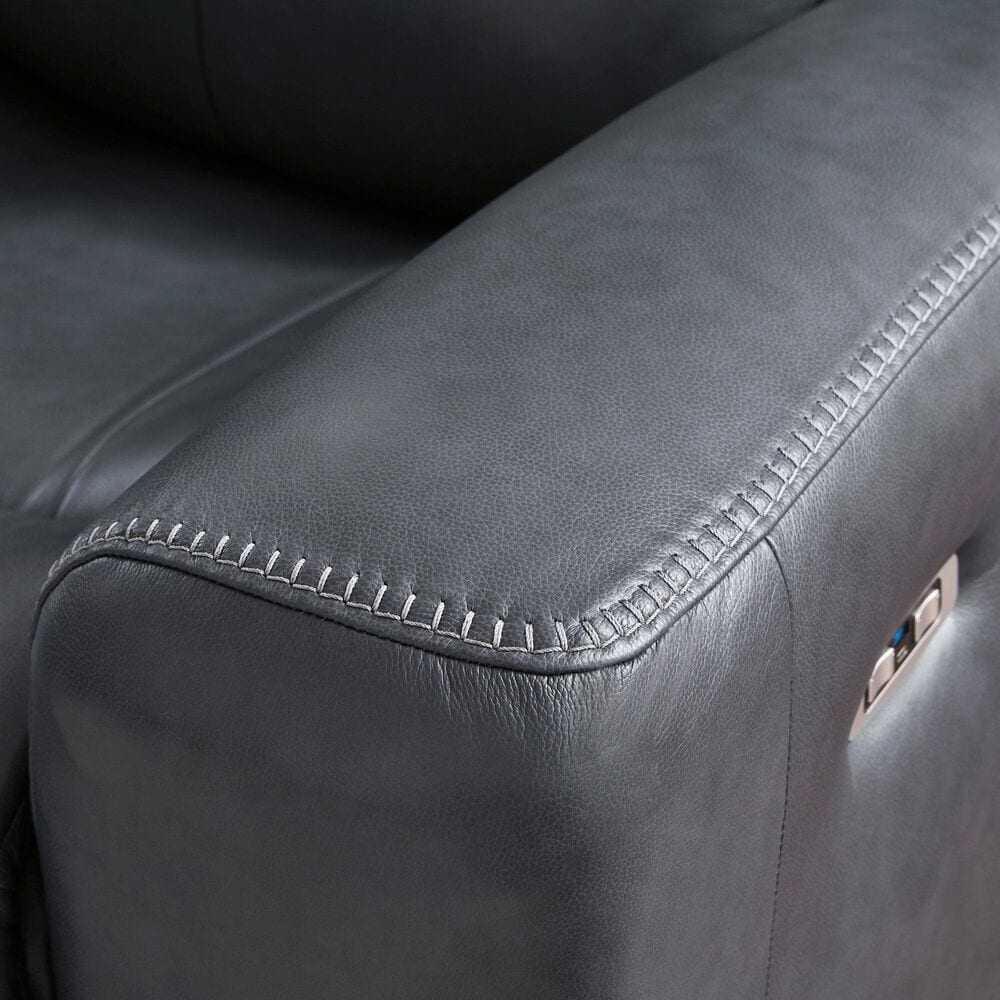 Ashley Next Move Power Reclining Console Loveseat in Admiral, , large