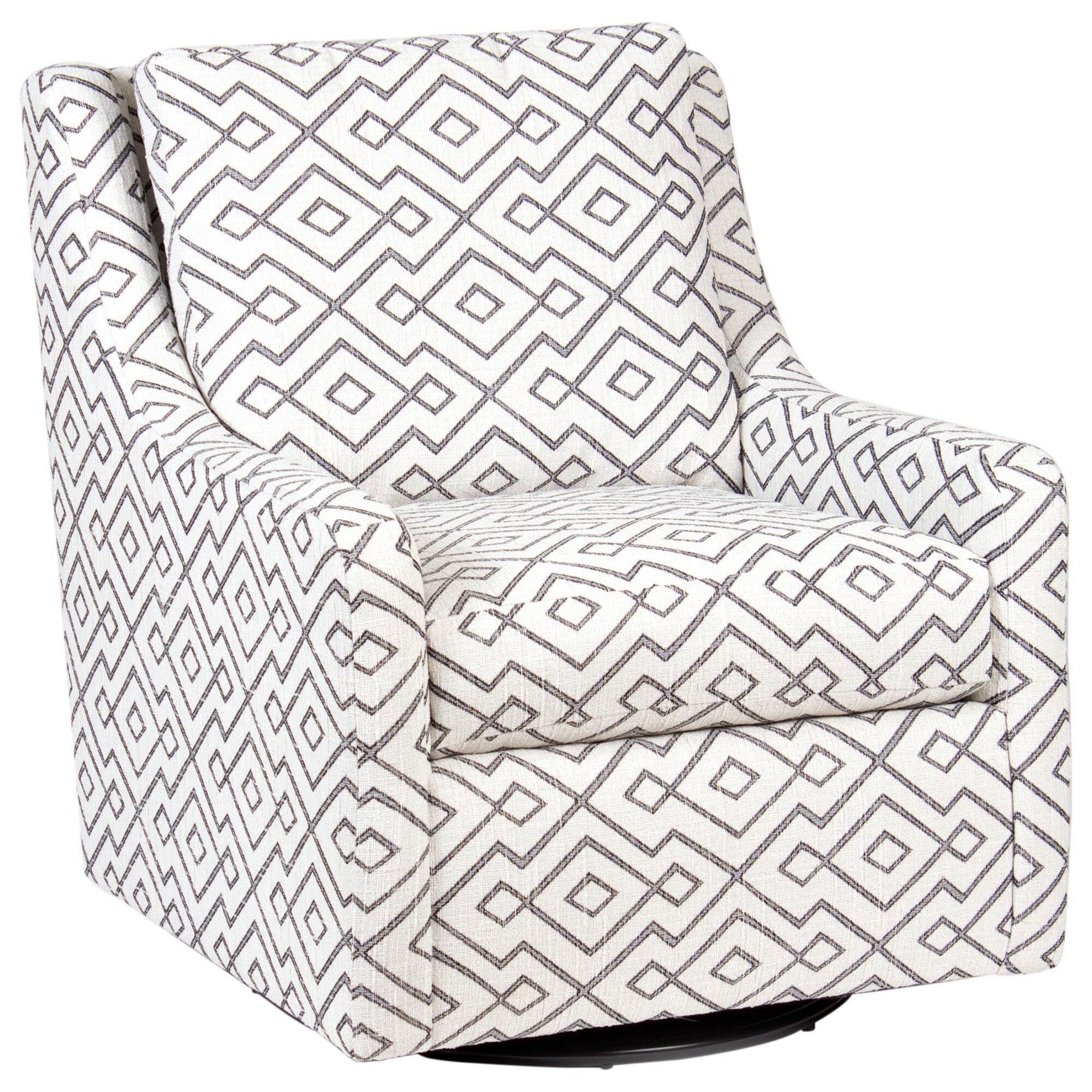 Black and white shop glider chair