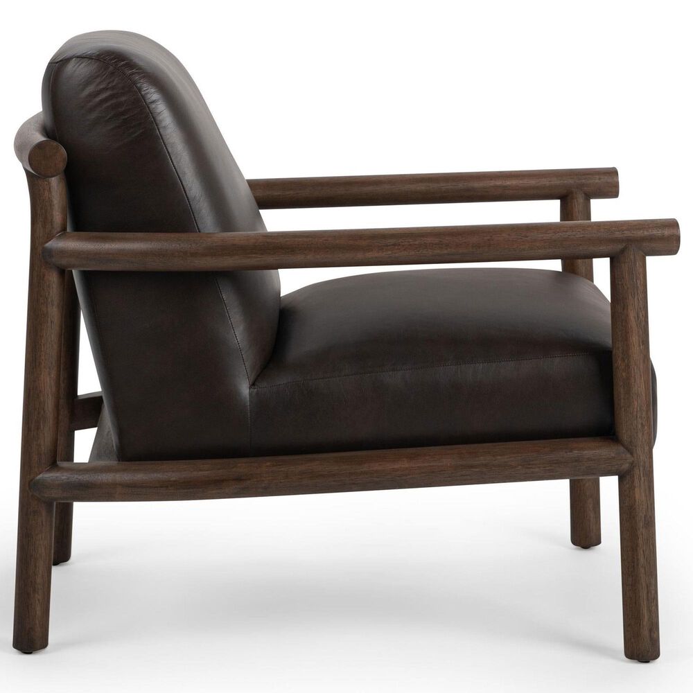 Classic Home Azoria Accent Chair in Dark Roast, , large