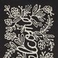 Rifle Paper Co. Minnie Min-03 2"3" x 3"9" Black Area Rug, , large