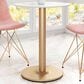 Zuo Modern Alto Bistro Table in White/Gold, , large