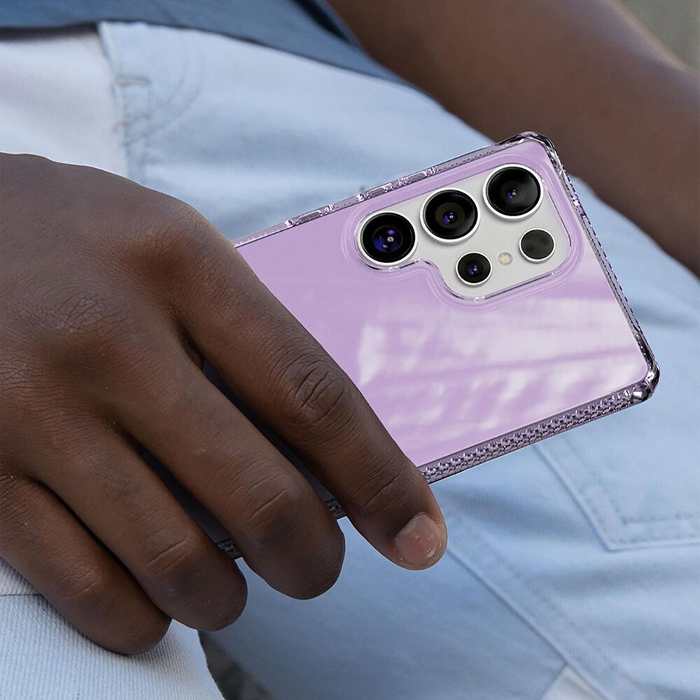ITSkins Spectrum R Clear Magsafe Case for Samsung Galaxy S25 Ultra in Light Purple, , large
