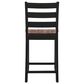 Linon Home Decor Colm Counter Stool in Black and Warm Brown, , large