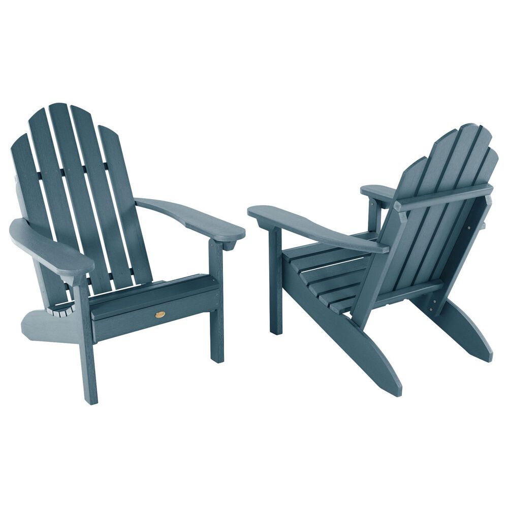 Highwood USA Classic Westport Adirondack Chair in Nantucket Blue &#40;Set of 2&#41;, , large