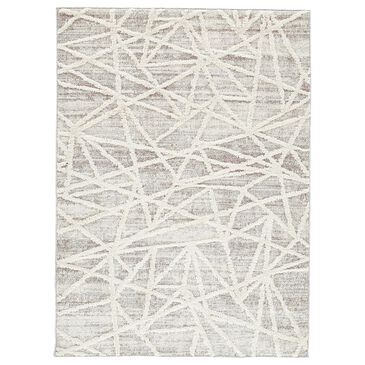 Signature Design by Ashley Violasen 5" x 7"3" Cream, Beige and Gray Area Rug, , large