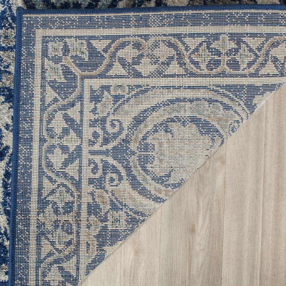 Safavieh Evoke EVK251C 2&#39;2&quot; x 4&#39; Blue and Ivory Scatter Rug, , large