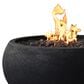 Elementi Fire York Round Liquid Propane Fire Table in Black, , large