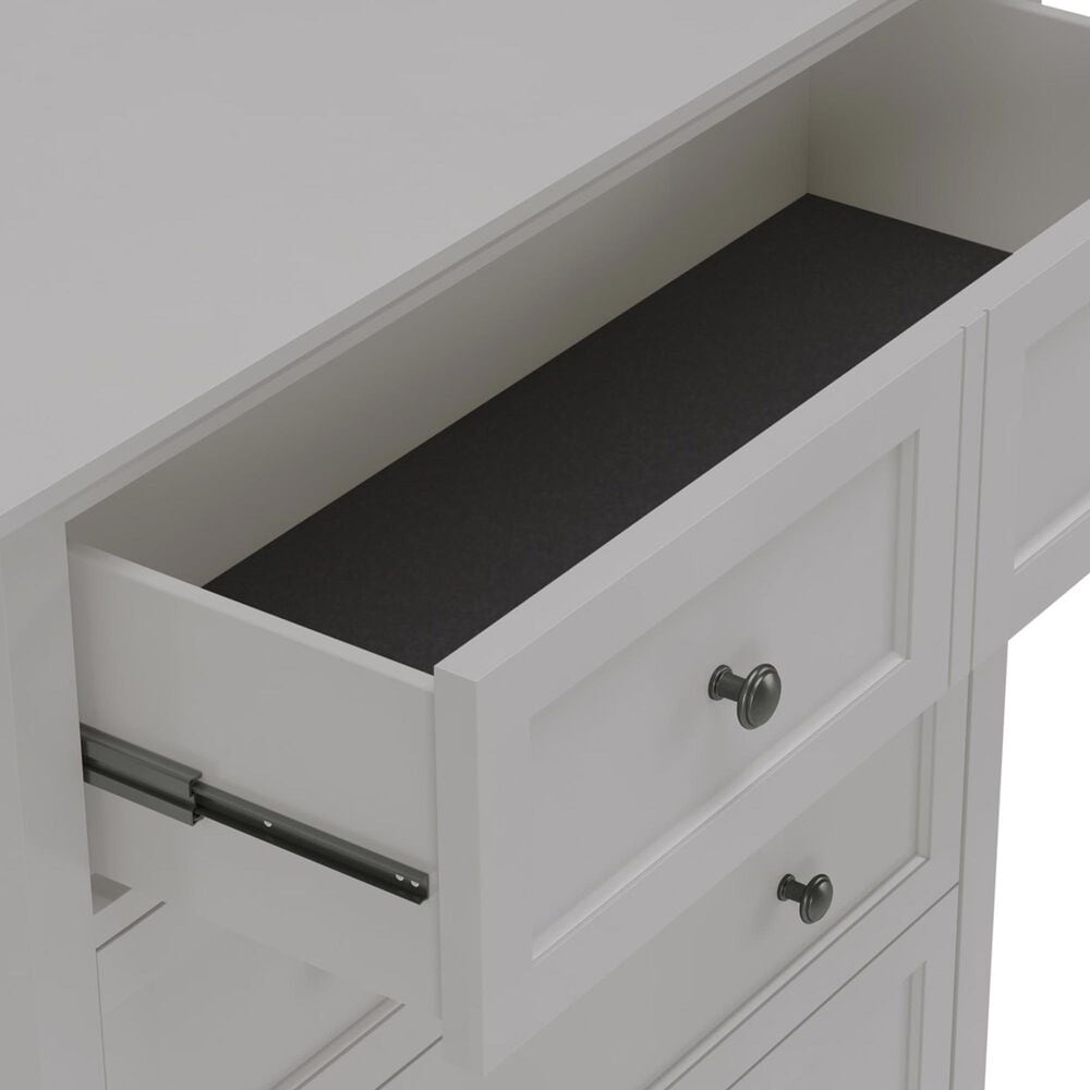 Urban Home Grace 5-Drawer Chest in Elephant Grey, , large