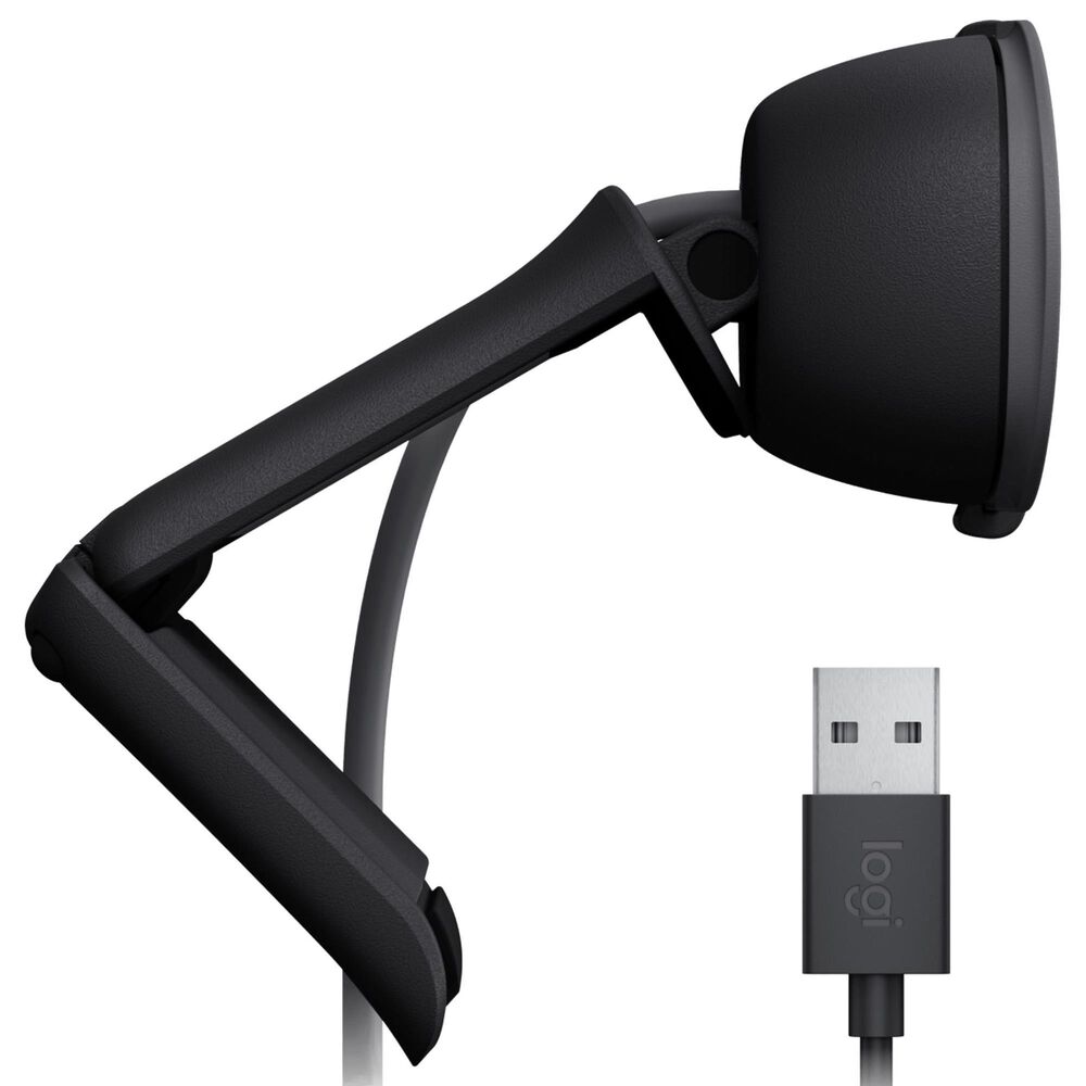 Logitech Brio 100 1080p Full HD Webcam in Graphite, , large