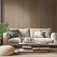 MS International Acoustic Wood Slat Natural 9.5" x 120" Wall Panels, , large