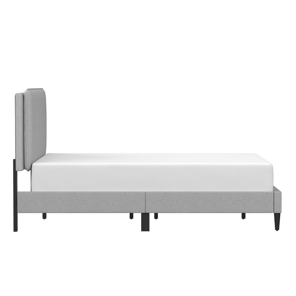 The Monday Company Full Upholstered Bed in Gray, , large