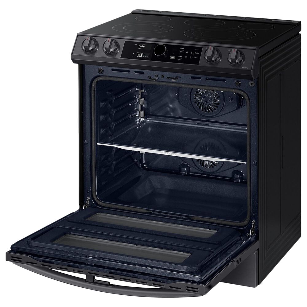 Samsung 6.3 Cu. Ft. Flex Duo Front Control Slidein Electric Range with Smart Dial, Air Fry and