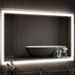 HOMLUX 36" x 24" LED Bathroom Vanity Mirror in Silver, , large