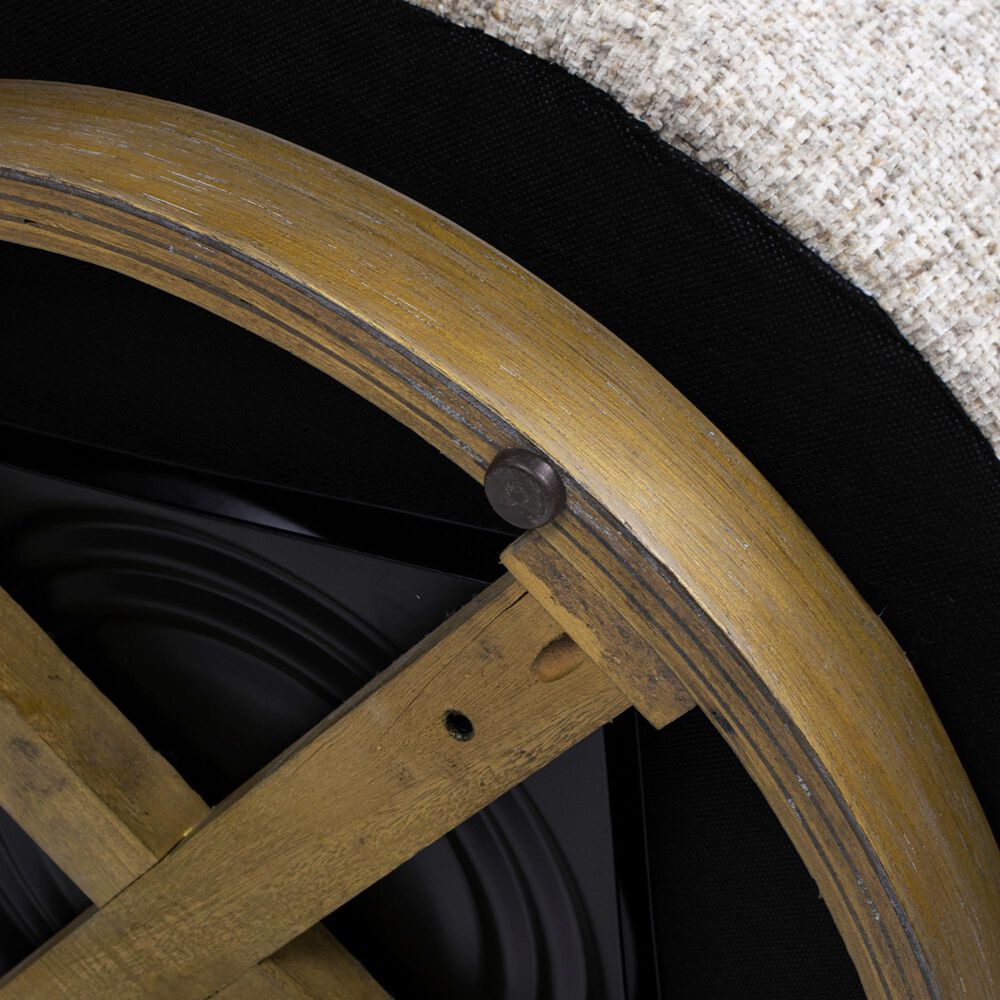 Jennifer Taylor Home Duo Left Arm Facing Swivel Accent Chair in Multi-Greige Beige, , large