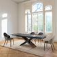 Blue River Milena Extendable Dining Table in Shadow, Walnut and Black - Table Only, , large