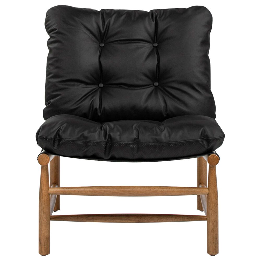 Jennifer Taylor Home Oxford Accent Chair in Noir Black, , large