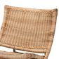 Baxton Studio Herrara Rattan Foldable Lounge Chair in Natural Brown Antique, , large