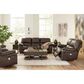 Ashley Leesworth 3-Piece Power Reclining Living Room Set in Dark Brown, , large