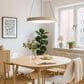 Golden Lighting Anello 1-Light Pendant in Black and Driftwood, , large