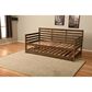 Kodiak Boho Daybed with Pop Up Trundle and Two Mattresses in Rustic Walnut, , large