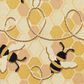 Trans-Ocean Import Liora Manne Esencia Bee Honey 2" x 2"10" Indoor/Outdoor Area Rug, , large