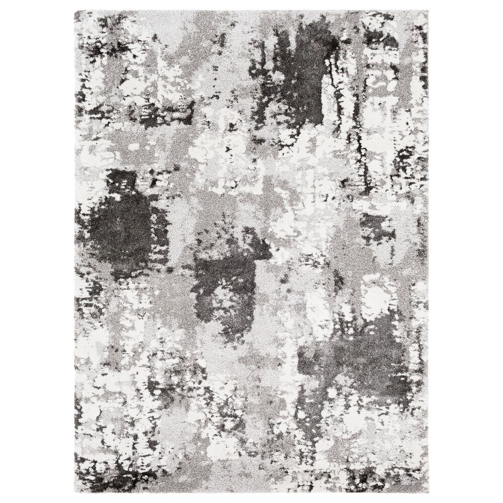 Surya Venice VNE-2308 2" x 3" Charcoal and Ivory Area Rug, , large