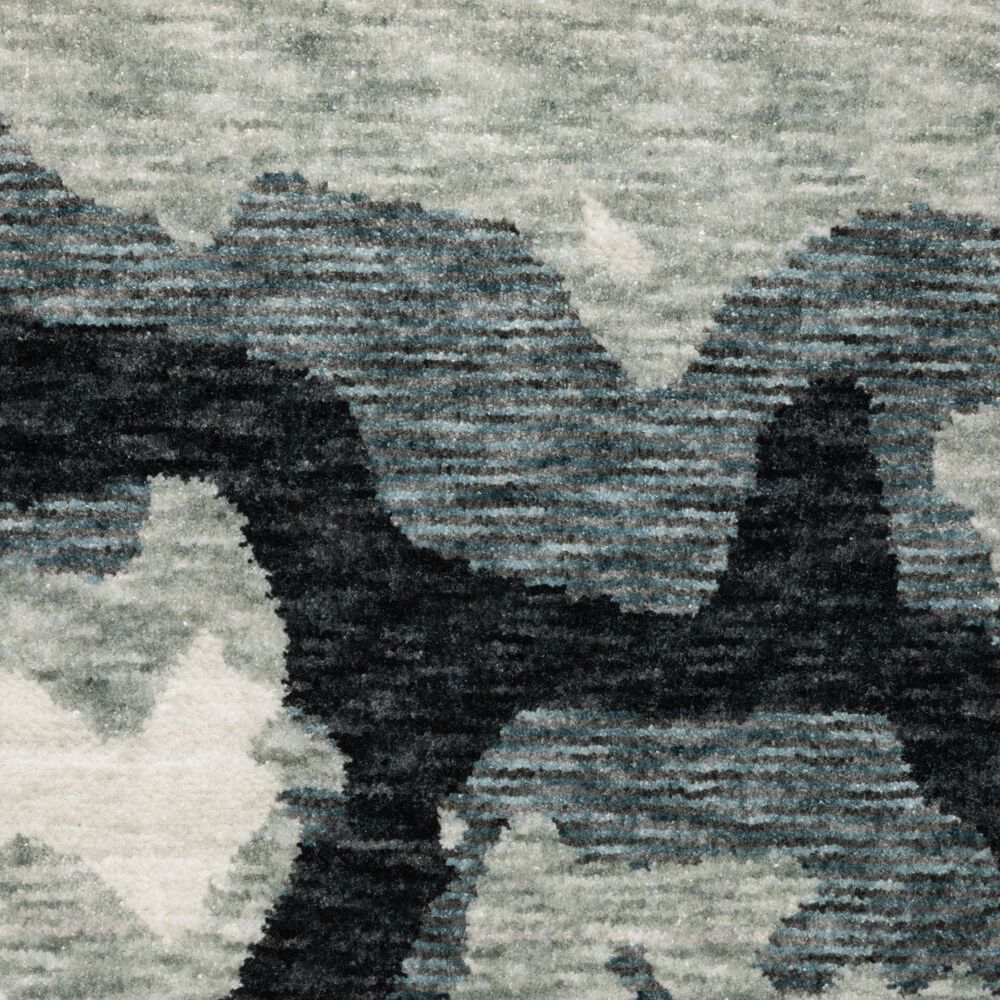 Oriental Weavers Echo ECH08 Blue and Ivory 5&#39;3&quot; x 7&#39;6&quot; Area Rug, , large