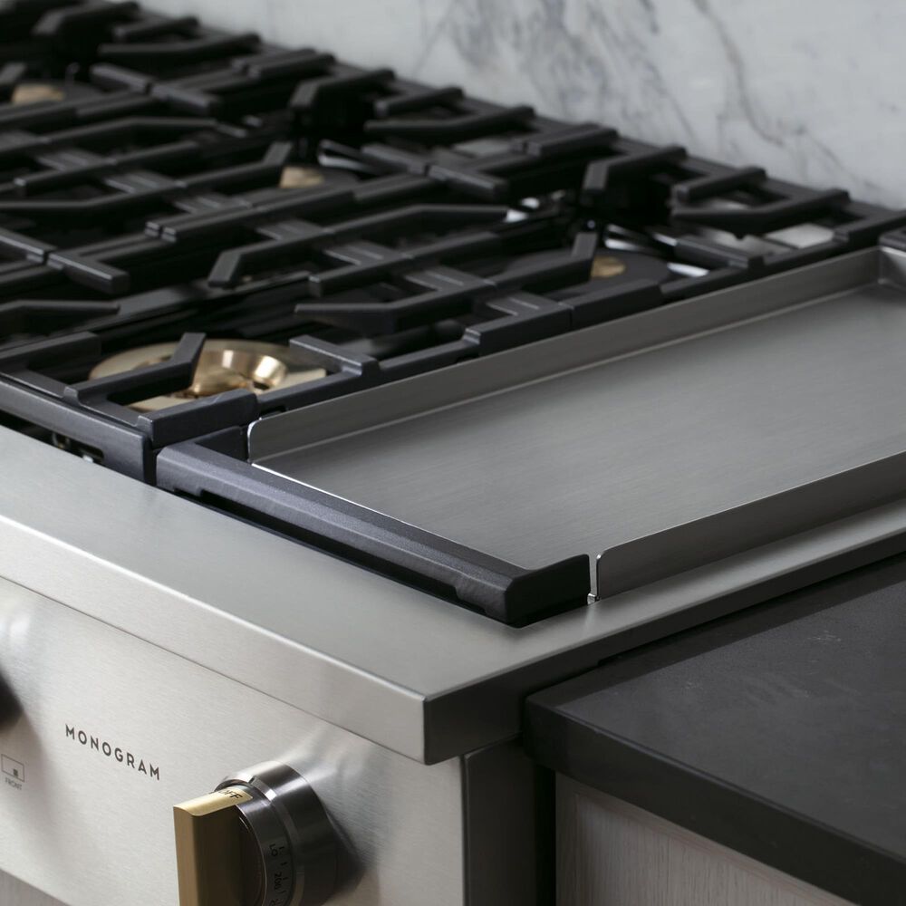 Monogram 48&quot; Professional Gas Rangetop with 6 Burners and Griddle in Stainless Steel, , large