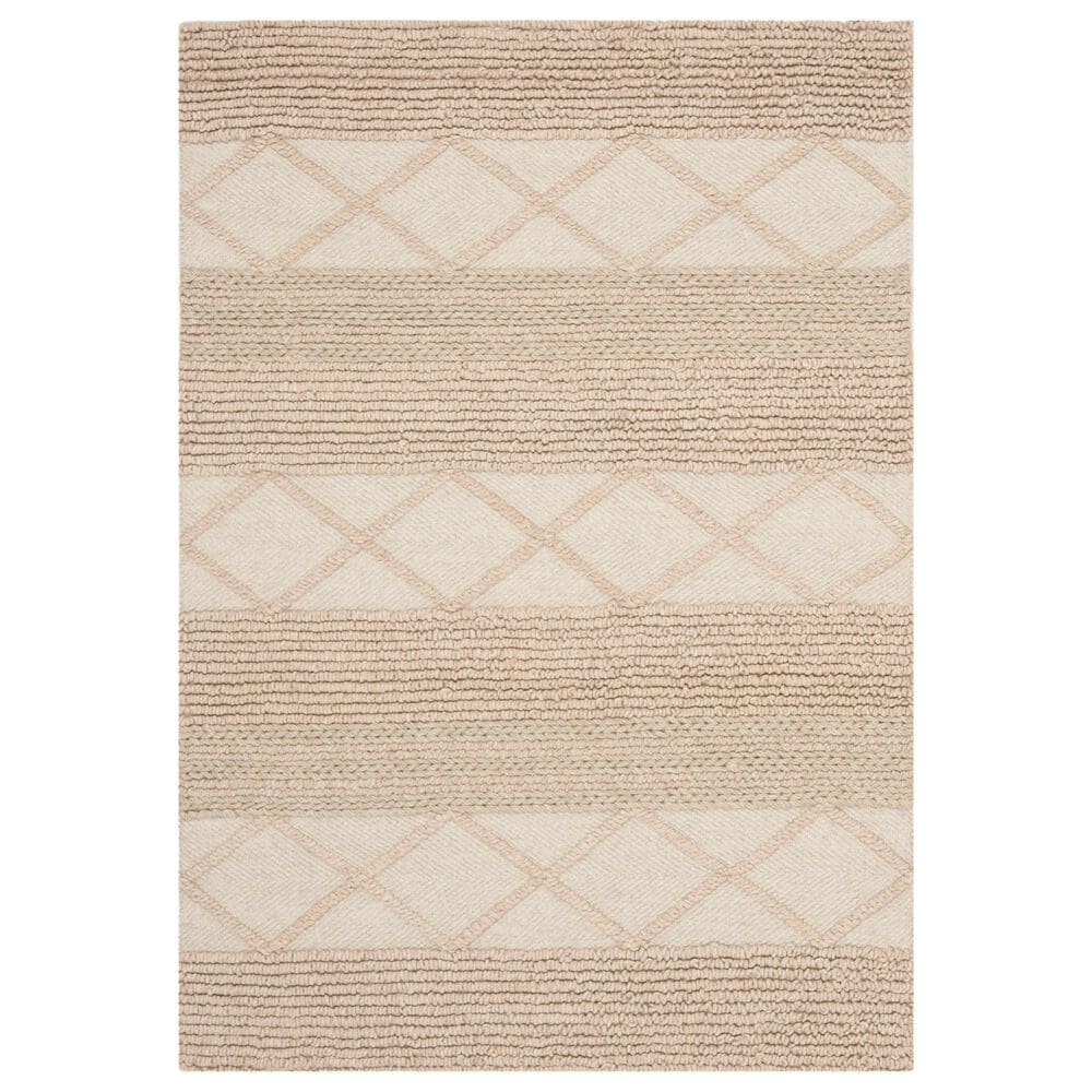 Safavieh Natura NAT217A 4" x 6" Beige Area Rug, , large