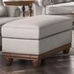 Ashley Clearbrooke Ottoman in Sandstone, , large