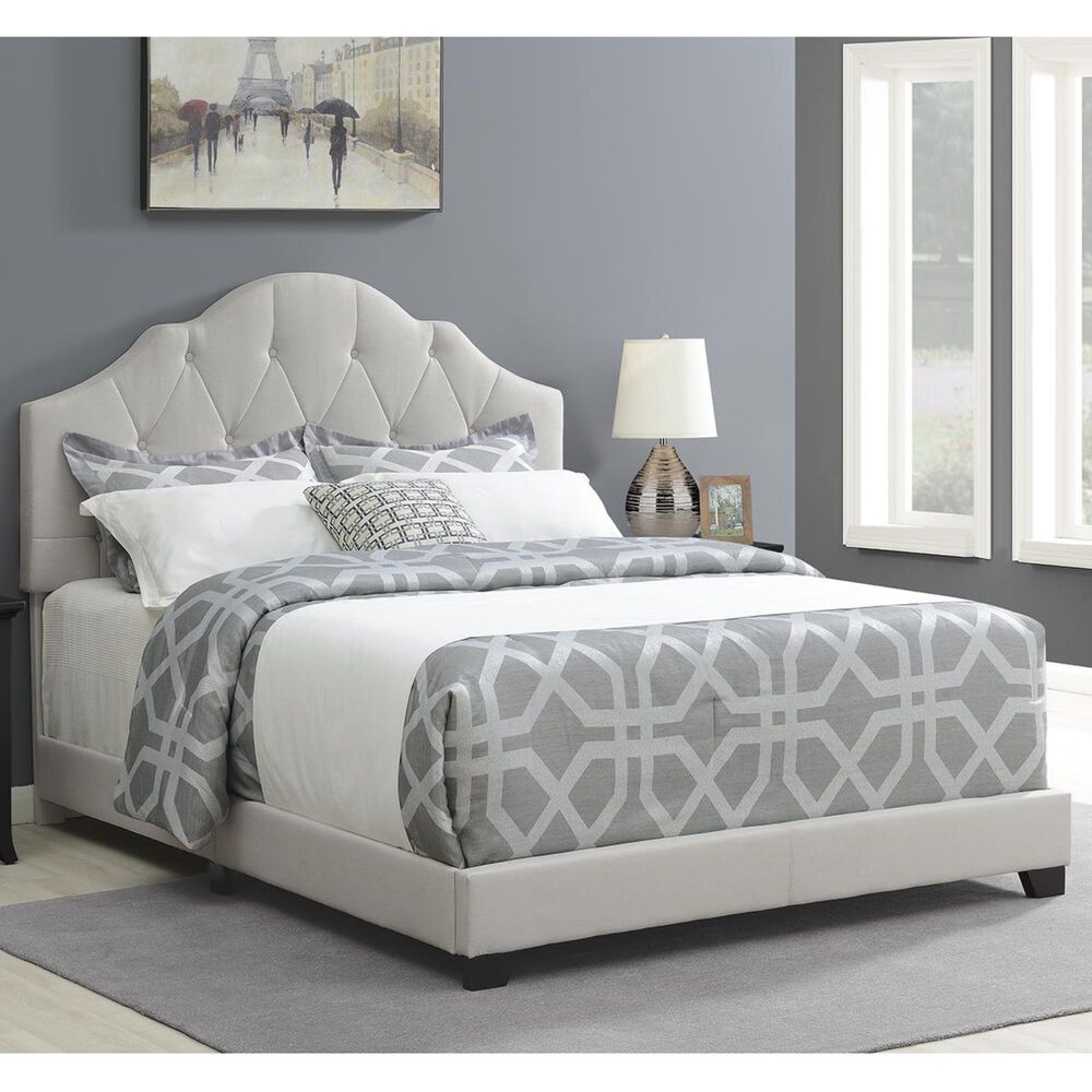 Accentric Approach Accentric Accents Benton King One Box Bed in Grey, , large