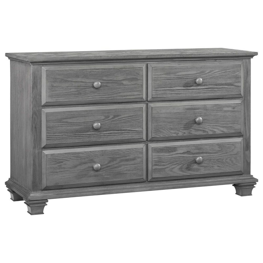 Oxford Baby Kenilworth 6 Drawer Dresser in Graphite Gray, , large