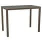 Amisco Harrison Counter Height Dining Table in Sugar Bronze and Taupe - Table Only, , large
