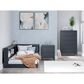 Ashley Simmenfort 5-Drawer Chest in Matte Navy Blue, , large