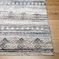 Surya Pompei Brown, Off-White, Light Gray, Black, Dark Blue and Charcoal 10" x 14" Area Rug, , large