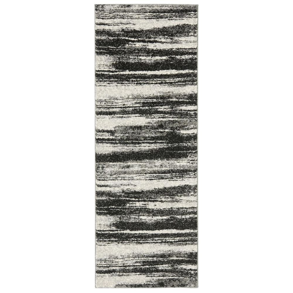 Safavieh Retro RET2693-8479 2"3" x 13" Dark Grey and Light Grey Runner, , large