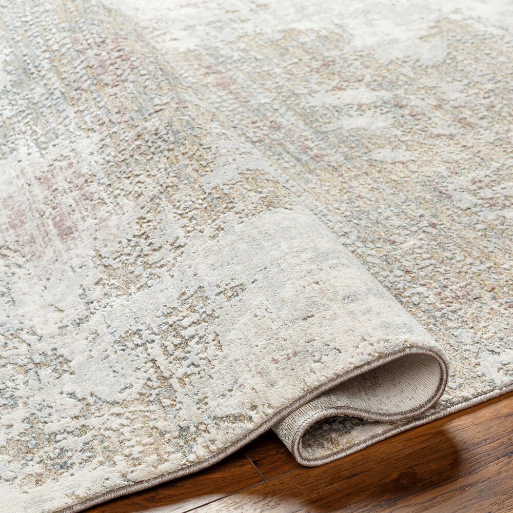 Surya Brunswick 9&#39; x 12&#39;2&quot; Cream, Tan, Blue, Taupe, Dusty Pink and Seafoam Area Rug, , large