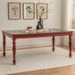 Linon Home Decor Trimble Dining Table in Red, , large