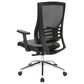 OSP Home Office Chair with Black Cushion with Chrome Finish, , large