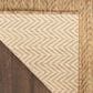 Nourison Horizon HOZ02 Natural 8" x 10" Indoor/Outdoor Area Rug, , large