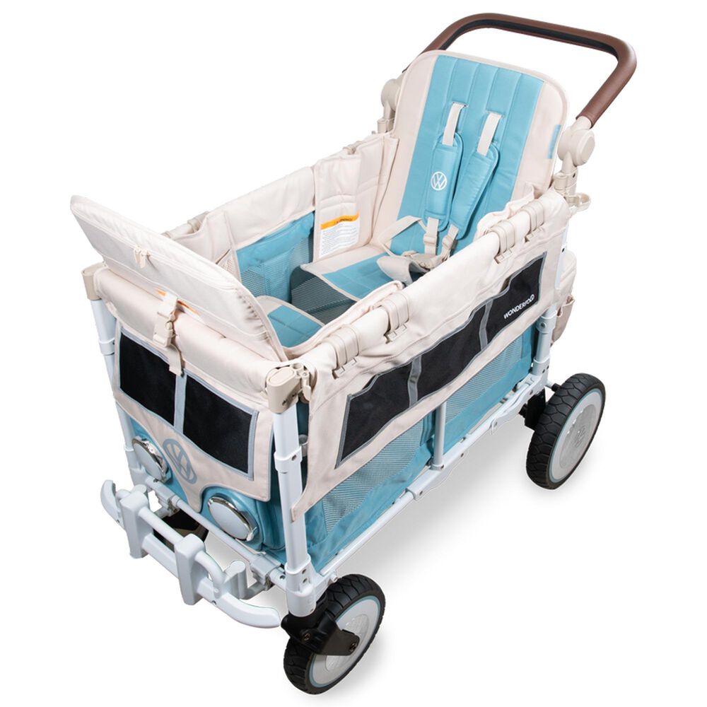 Wonderfold Volkswagen 2-Seater Stroller Wagon in Bondi Blue, , large
