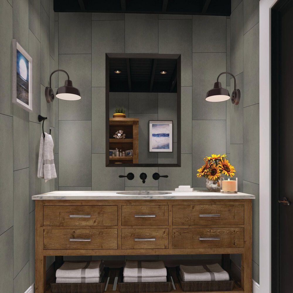 Dal-Tile Volume 1.0 Intensity Pebble 12&quot; x 24&quot; Porcelain Tile, , large