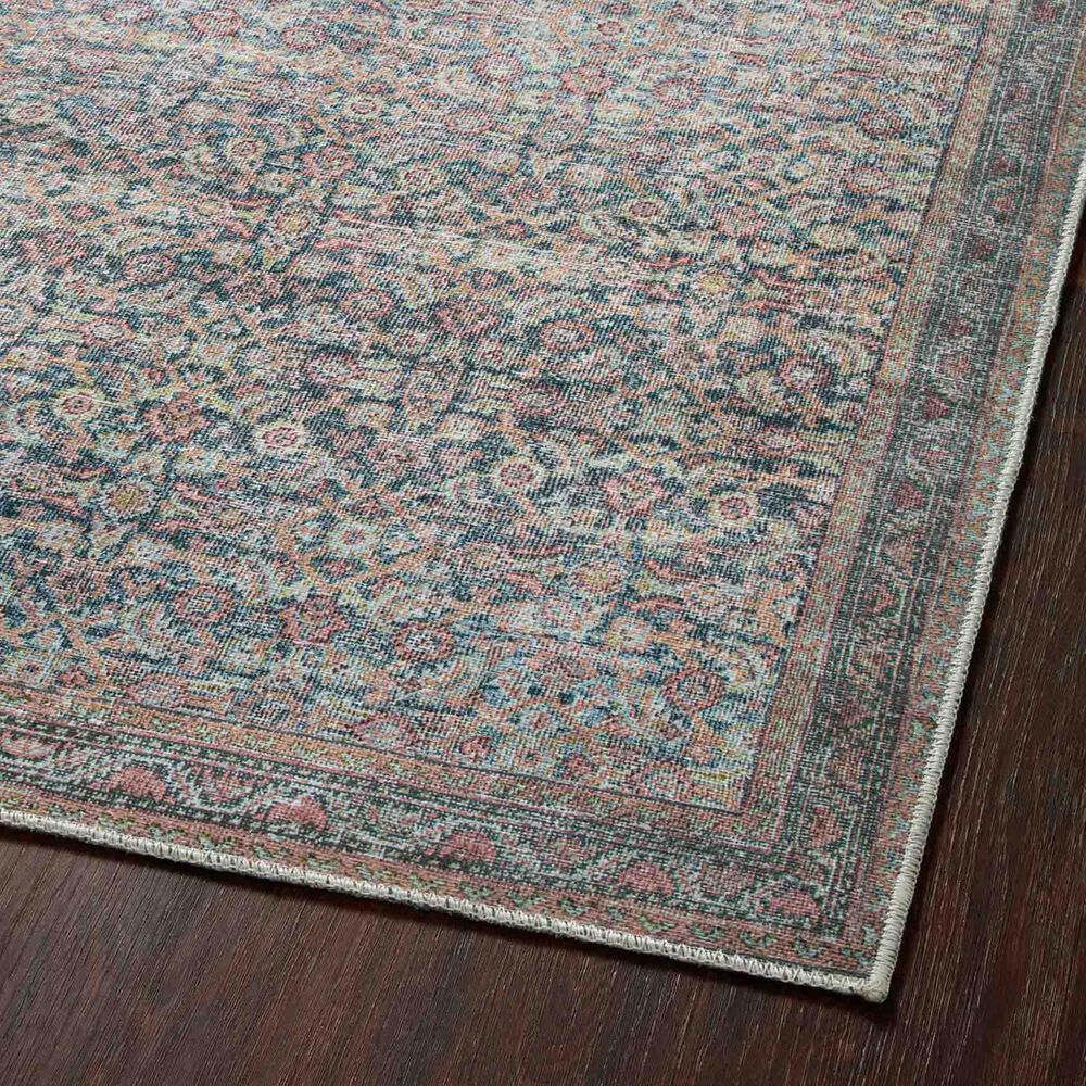 Loloi Adrian 2&#39; x 5&#39; Denim and Multicolor Area Rug, , large