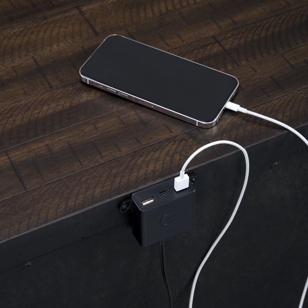 Mayberry Hill Colorado City 4-Piece King Bedroom Set in Charcoal, , large