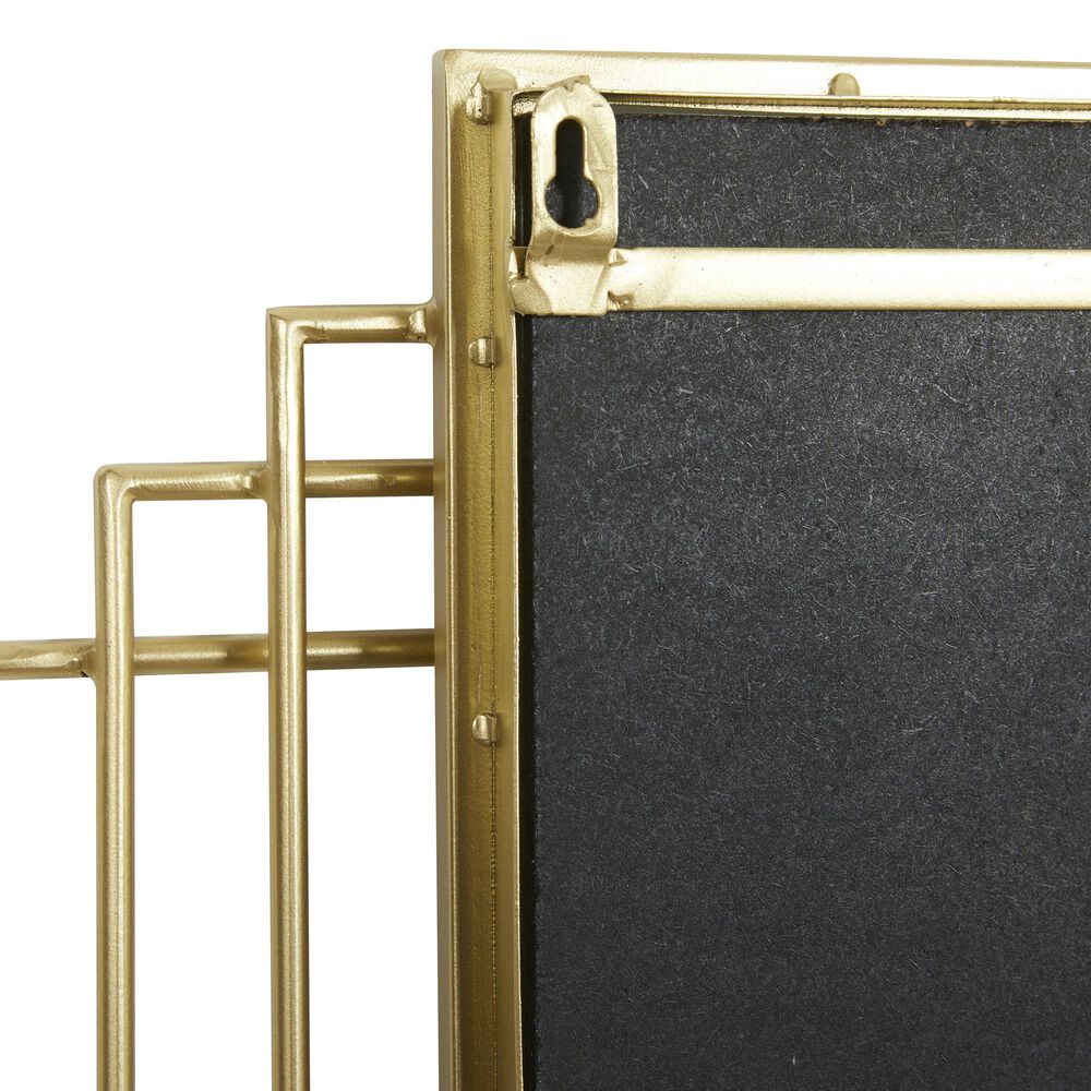 CosmoLiving by Cosmopolitan 24&quot; x 36&quot; Wall Mirror in Shiny Gold, , large