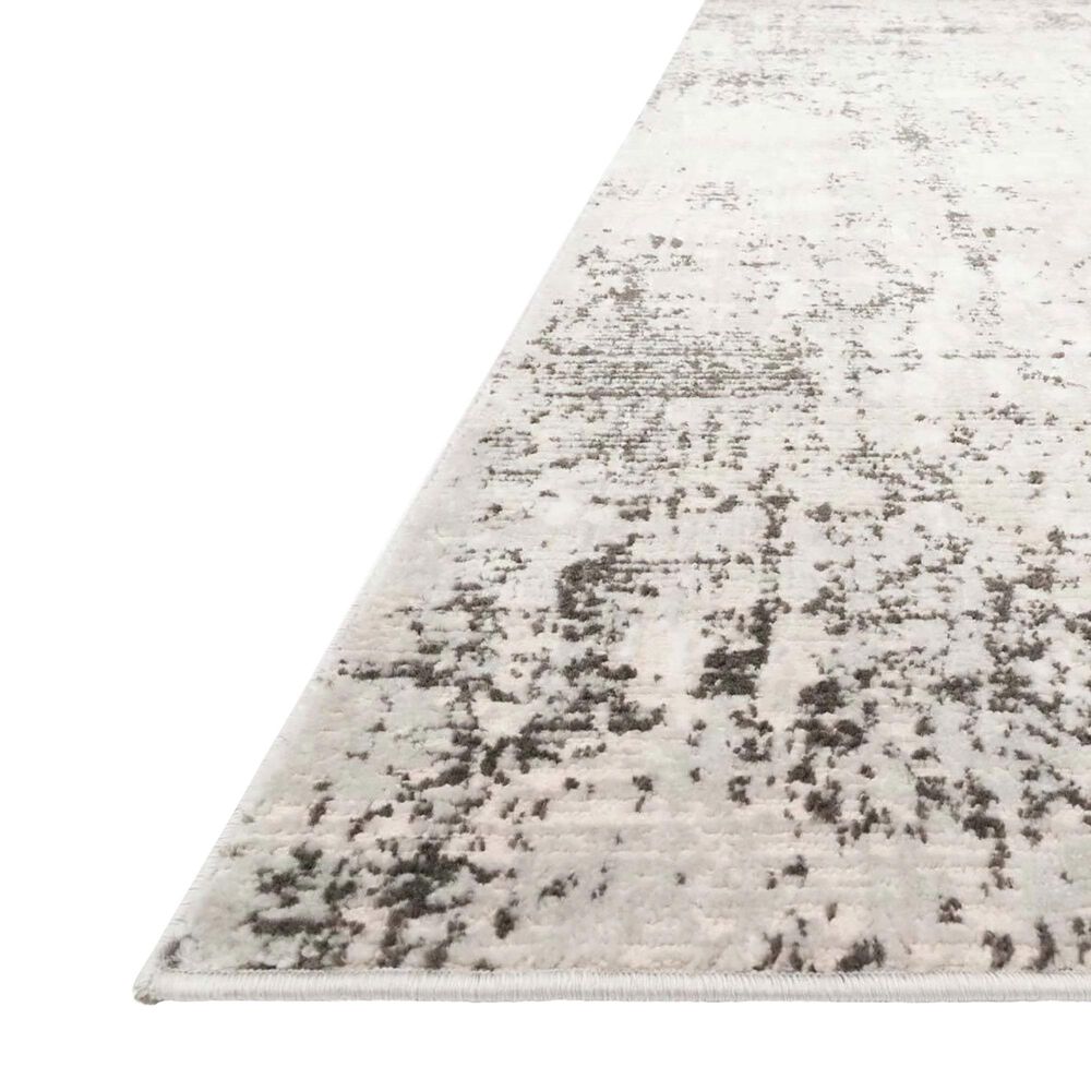 Loloi II Alchemy ALC-04 2&#39;8&quot; x 4&#39; Silver and Graphite Scatter Rug, , large