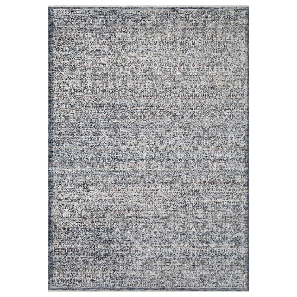 Amber Lewis x Loloi Zuma 7"10" x 10" Denim and Ivory Area Rug, , large